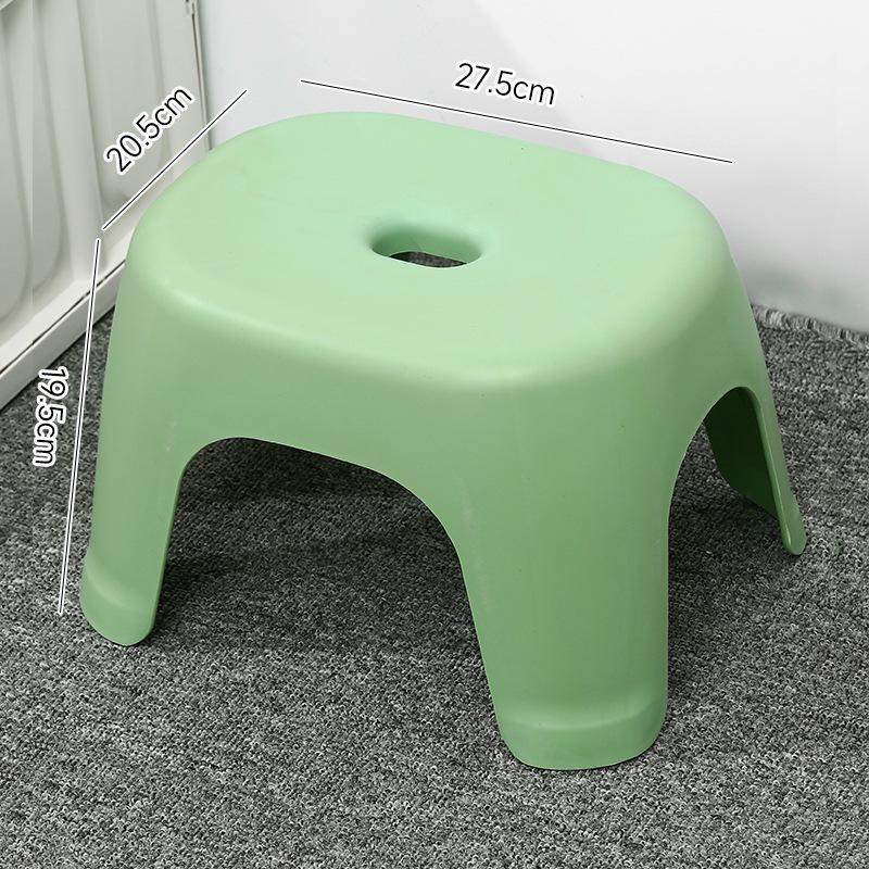 Kids' Cartoon Non-Slip Plastic Stool for Bathroom and Living Room