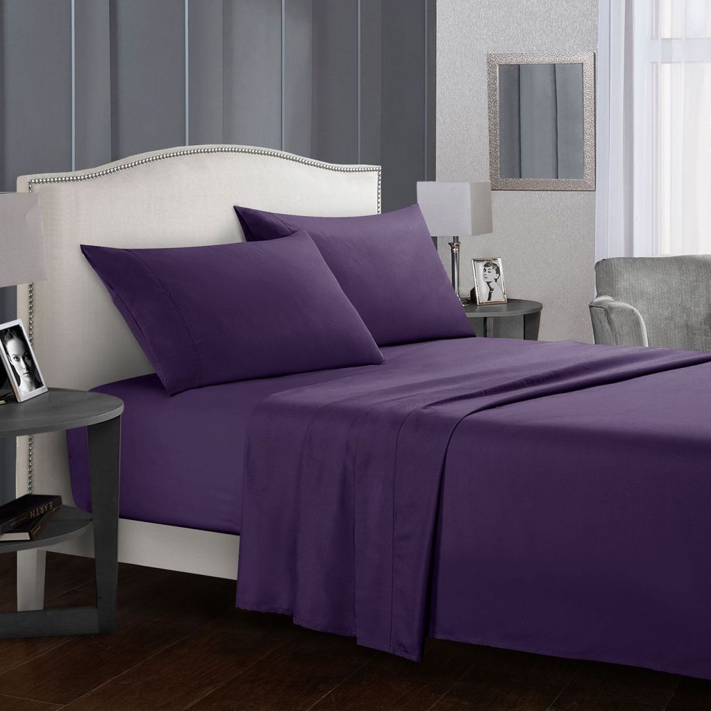 Modern Minimalist Polyester Bed Sheets And Pillowcases With Soft Breathable Comfort For All Seasons