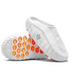 Zapatillas cómodas deportivas para hombre y mujer, para exteriores, ocio, masaje, cabeza de bolsa, pedal semi-perezoso