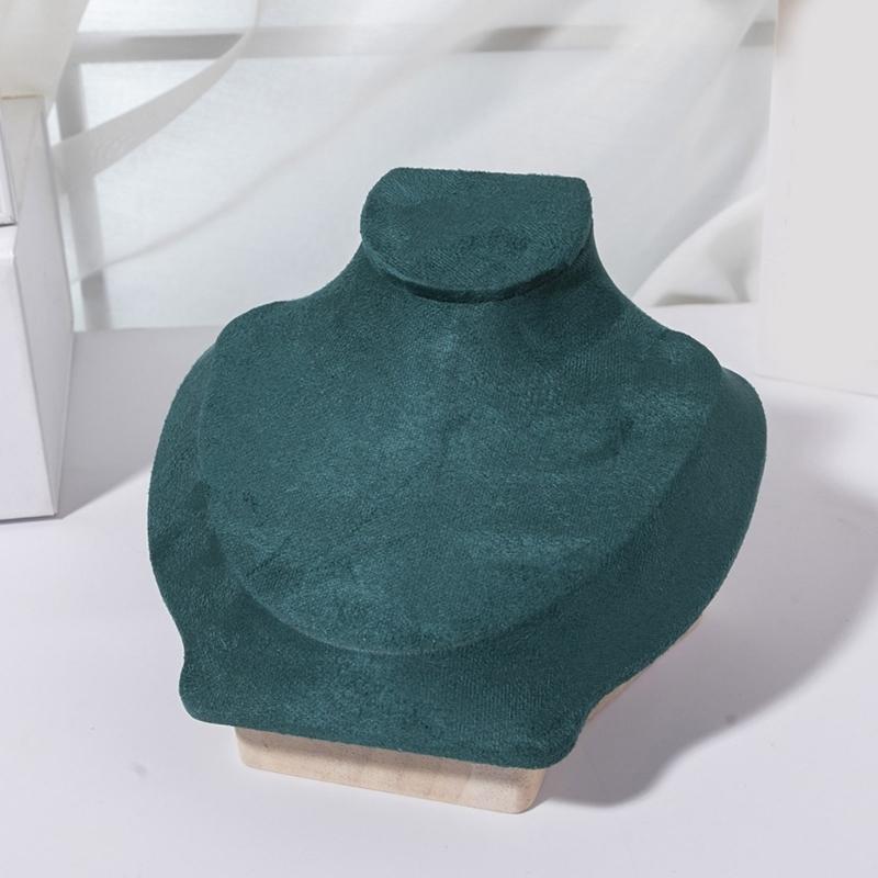 Elegant Necklace Display Stand Necklace Holder Jewelry Model Stand Wood Material Perfect for Boutiques and Exhibitions