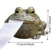 Unikátní Vtipný Držák na Kapesníky Žába Pryskyřice 3D Model Držák na Toaletní Papír Ozdoby Dekorativní Žába Krabička na Kapesníky Kancelářský Stůl
