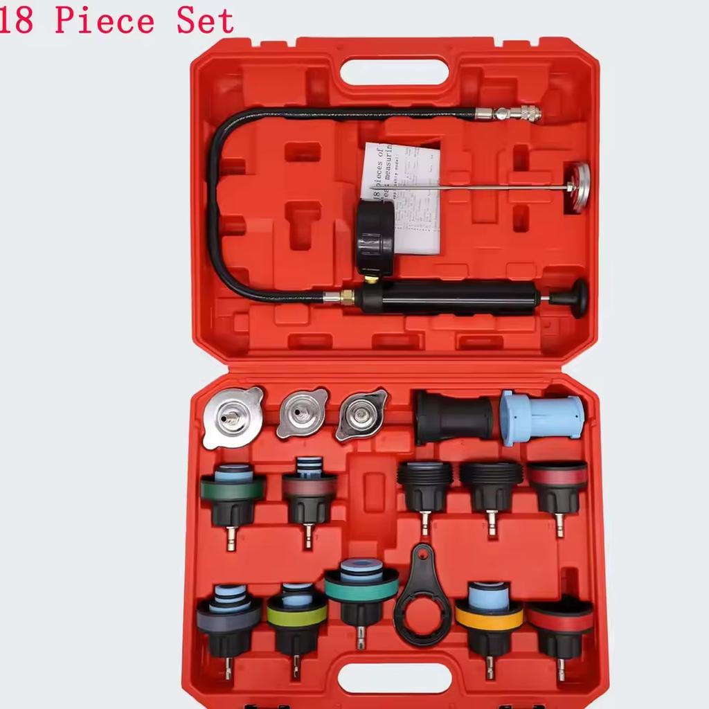 Nástroj pro detekci úniku tlaku v chladiči automobilu Nástroj pro změnu tlaku pro vakuové plnění nemrznoucí směsí (14-18) soubor