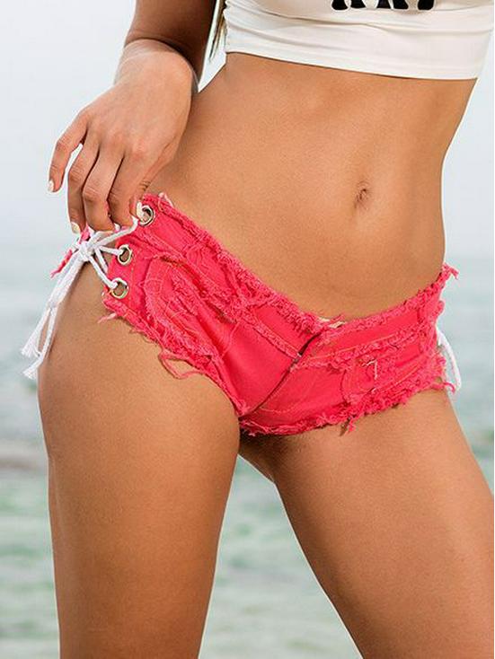 2024 Women's Low-Waist Denim Shorts: Sexy European & American Style for Summer Nightclubs