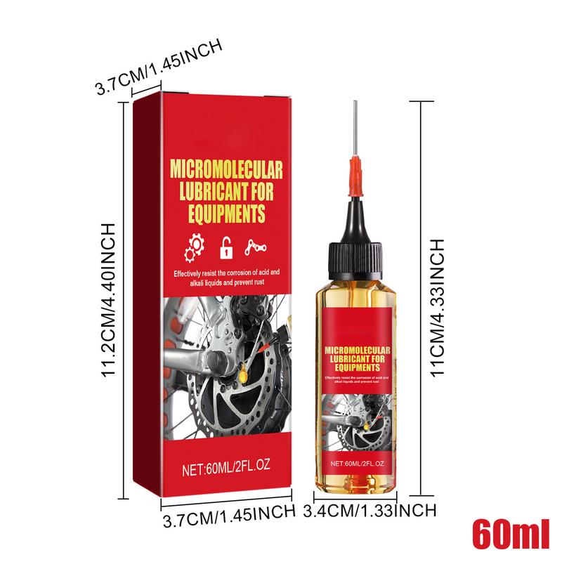 Car Lubricant Oil 60ml Equipment Lubricating Oil Anti-Rust Fast Penetration Maintenance Lubricating Oil For Door Locks Electric
