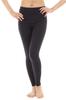 Fact Factory Cropped Cotton Made In Japan Women's Leggings, Blend, (Sizes 3L-4L, Black)