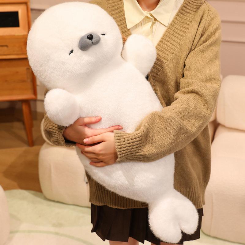 Seal Soft Plush Toy Cute Ice Seal Stuffed Animal Dolls Kids Gifts For Birthday Party Home Decor