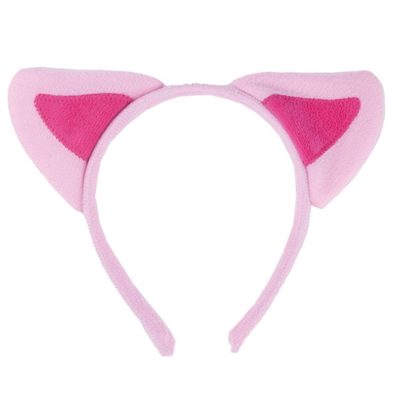 Pig Costume Set Pig Ear Nose Tail Bow Tutus Animal Fancy Costume Kit Accessories