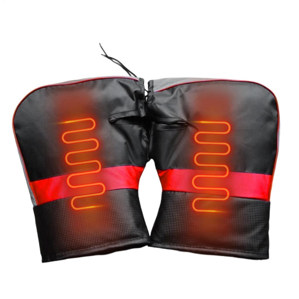 Schneemobil Lenkerstulpen Warme Fahrradzubehör Wasserdichte Motorrad Lenkerhandschuhe für Roller Motorrad Schneemobil