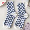 Women's Preppy Style Crew Socks Comfy Breathable Socks Ribbed Lightweight Casual Dress Socks