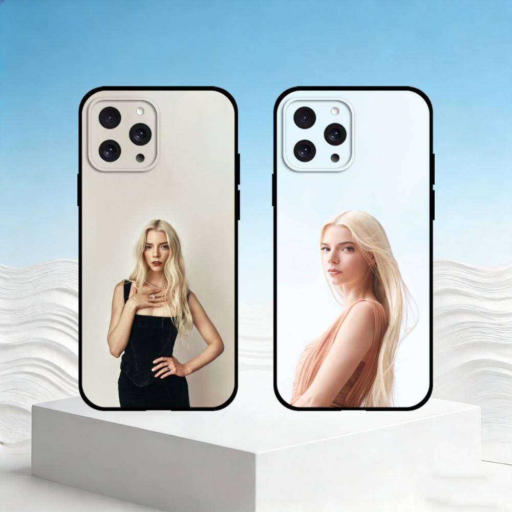 A-Anya Taylor-Joy Handyhülle Für iPhone 17,16,15,14,13,12,11 Plus,Pro Max,SE4Weiche Silikon-Schwarze Hülle