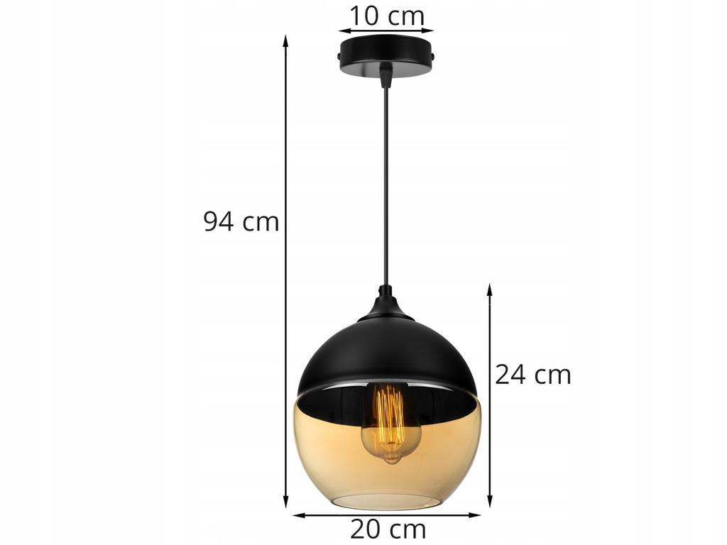 HANGING CEILING LAMP, GLASS PLAFON, LED LAMP