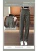 Women's Retro Casual Wide-Leg Cargo Pants - 2026 Spring/Autumn High-Waisted, Slimming, Floor-Length Banana Pants