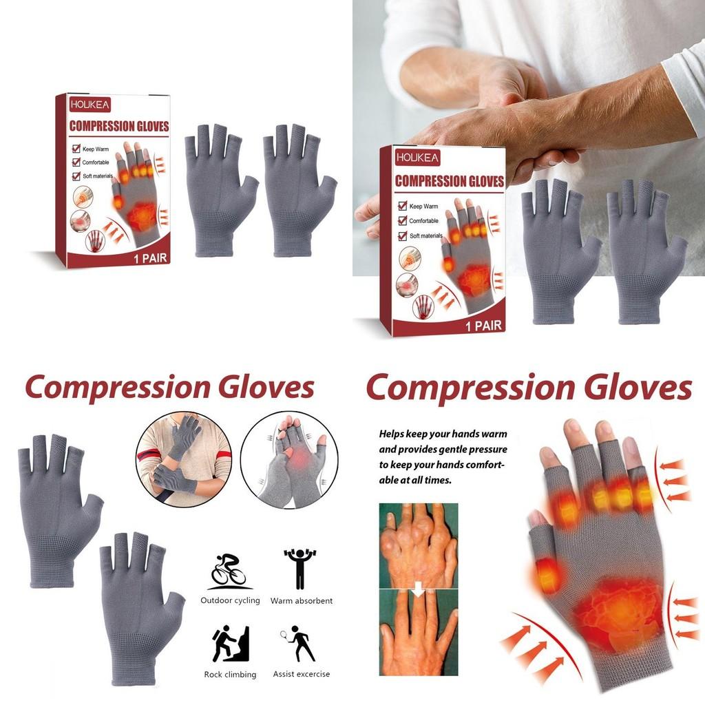 Houkea Joint Pressure Gloves For Relief Of Hand Wrist Thumb Stiffness Pain Swelling