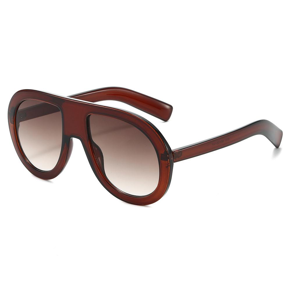 2025 Pilot Sunglasses Unisex Y2K Bold Frame Designer Aviation Colorful Personality UV400 Sun Glasses Lentes