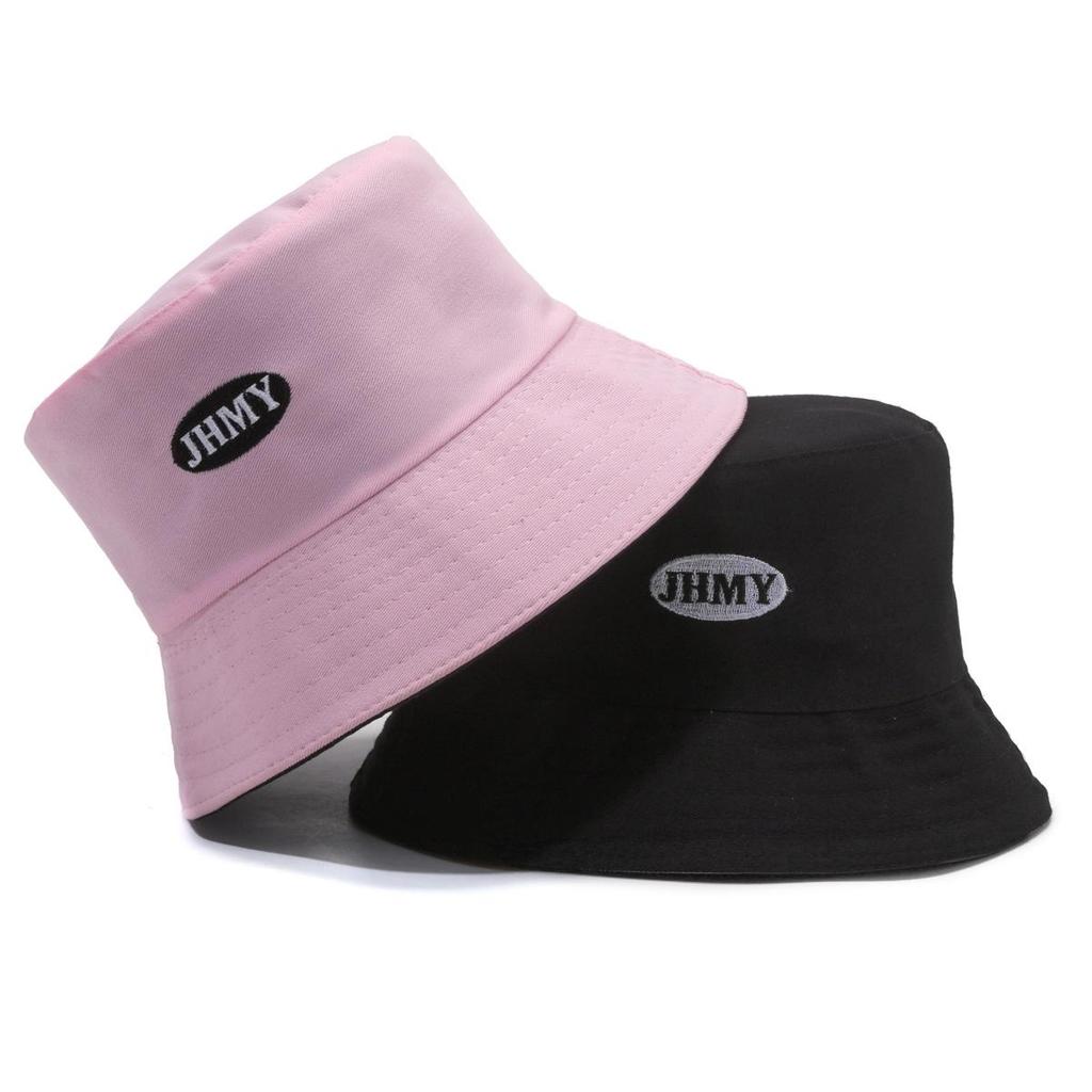 Women's Double-Sided Smiley Face Bucket Hat - Sun Protection, Korean Style, Embroidered, Large Brim