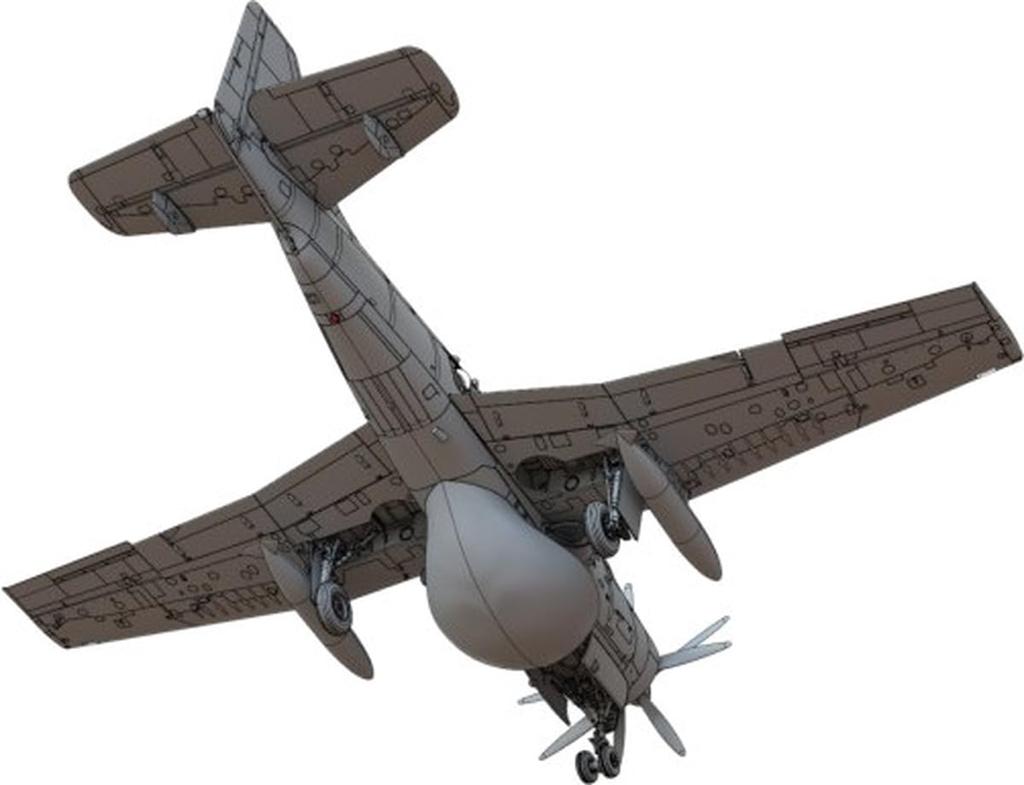 Plastikový model letadla včasné výstrahy Sword Fairey Gannet, SWD48014, 1/48, AEW.3.