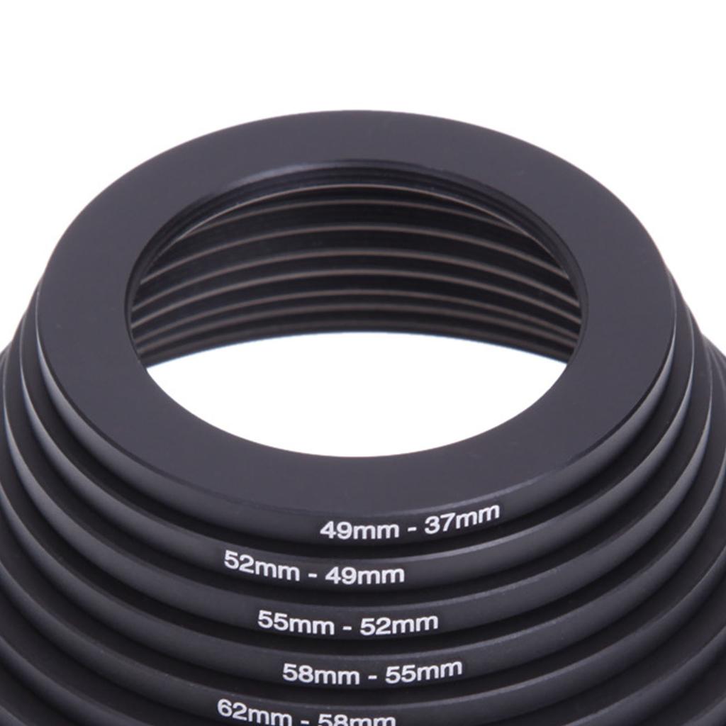 18-delige Filterring Adapter Set Volledig Metalen Camera Lens Filter Adapter Ring Set Kit