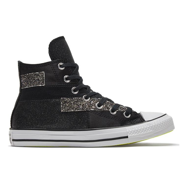 (WMNS) Converse Chuck Taylor All Star High 'Black Glitter' Women's 569427C