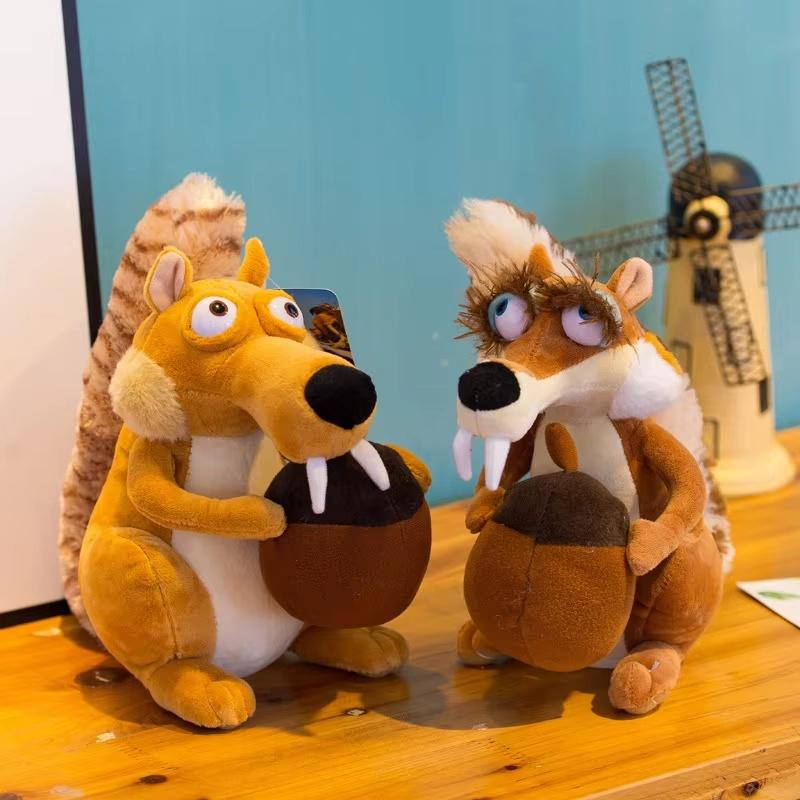 2070Cm Ice Age Plush Toys Stuffed Mammoth And Saber Toothed Tiger Cartoon Animals Soft Dolls For Birthday Gift Playmates