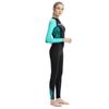 Women Quick Dry Swimsuit One Piece Long Sleeves Swimsuit for Summer Water Sports