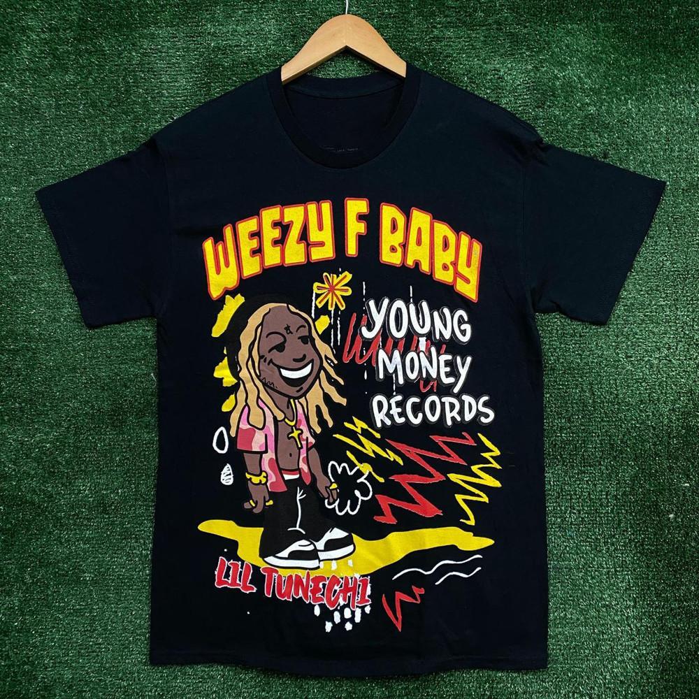 Vintage Lil Wayne black T-shirt Short Sleeve Full Size S to 5XL IM0682 Unisex T-Shirt S