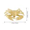 Hardware Crab Design Drawer Handles Luxury Closet Door Knobs Vintage Brass Cabinet Pulls  Window