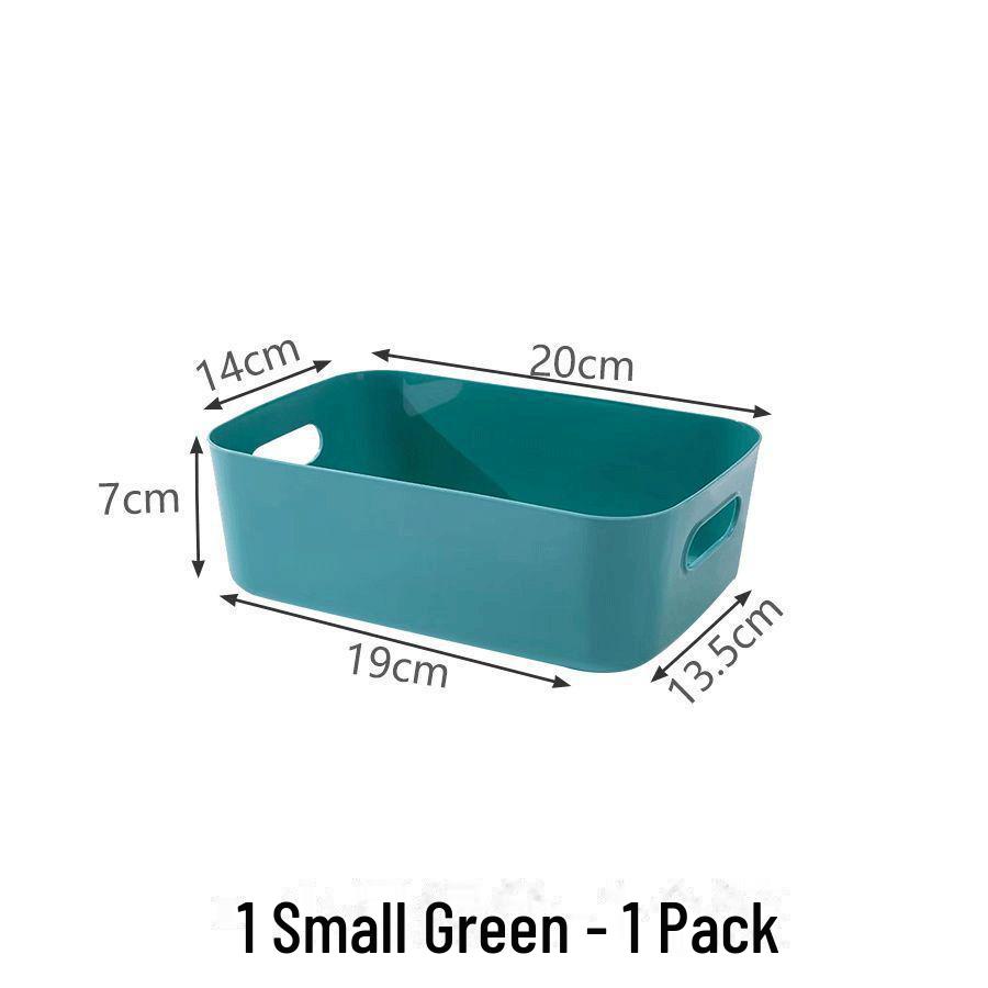 Versatile Plastic Storage Box for Bathroom, Kitchen, and Desktop Use