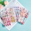 Girl's Press-On Nail Kit for Kids, Acrylic Artificial Nails, Adorable French Tip Style for Girl's Gift, Nail Art Decoration, Lightweight, Durable