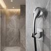 Adjustable Angle Design Punch-Free Shower Head Bracket  Daily Comfort Improvement