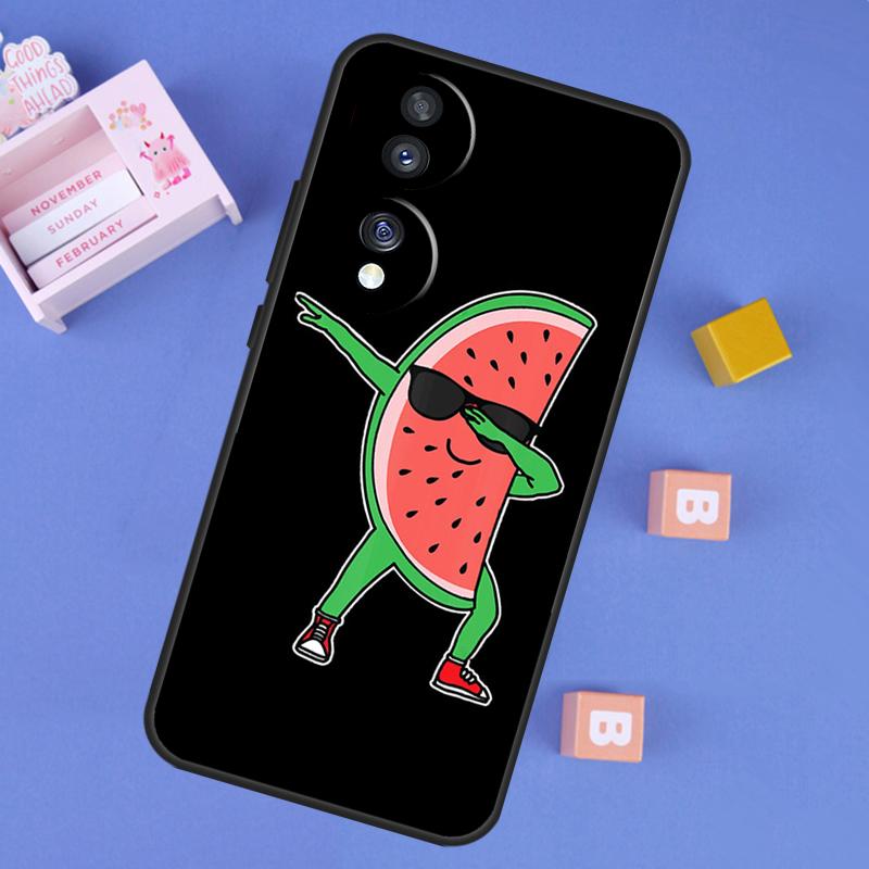 Cute Summer Fruit Watermelon Case For Honor X9b X8b X7 X8 X9 X6a X7a X8a X9a Cover For Honor Magic 5 6 Pro 50 70 90 Lite