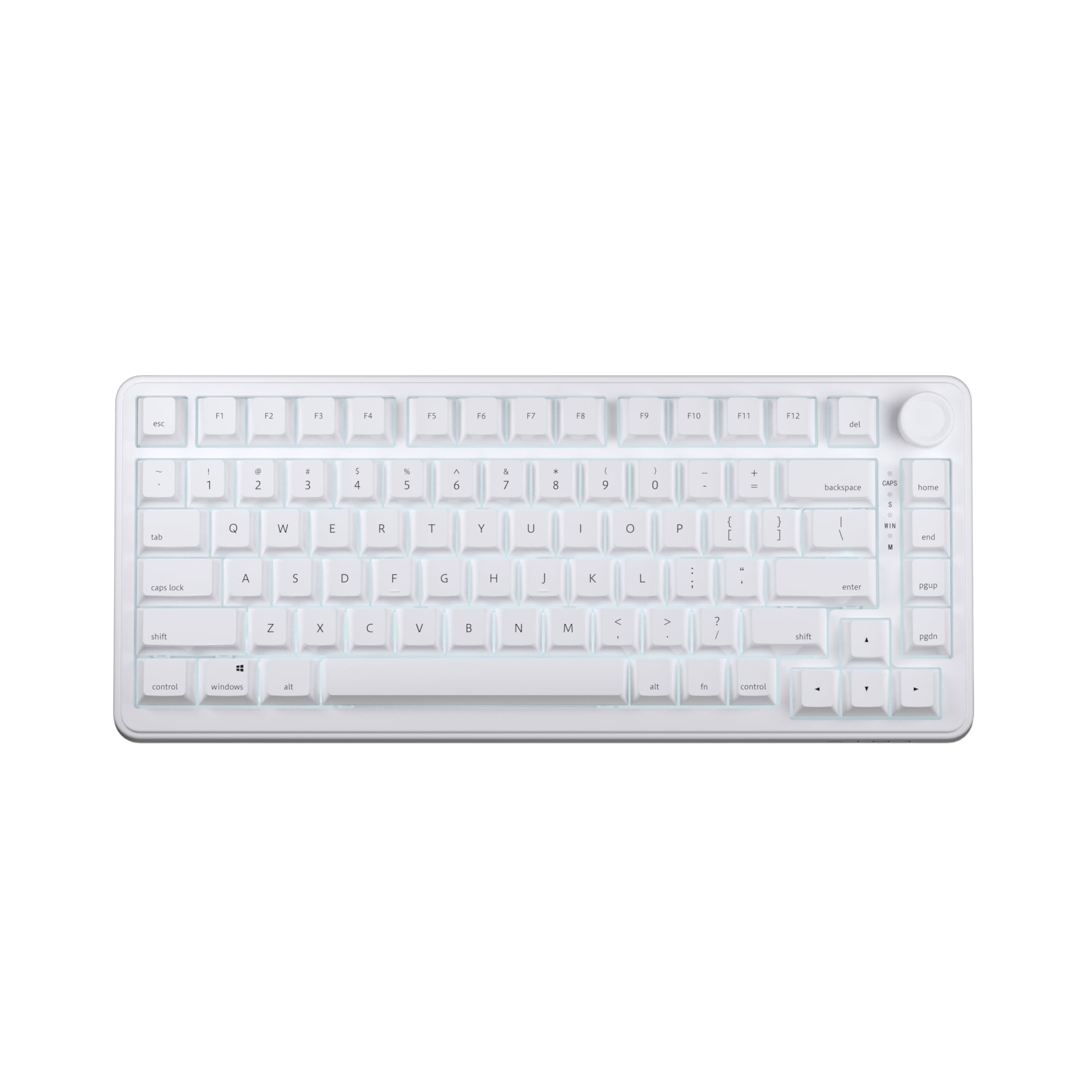 

AIM1 Shun Gaming English 8000Hz Polling Rapid Triggers MATATAKI Keyboard, Layout, 75% Size, Rate, (0.01mm), білий