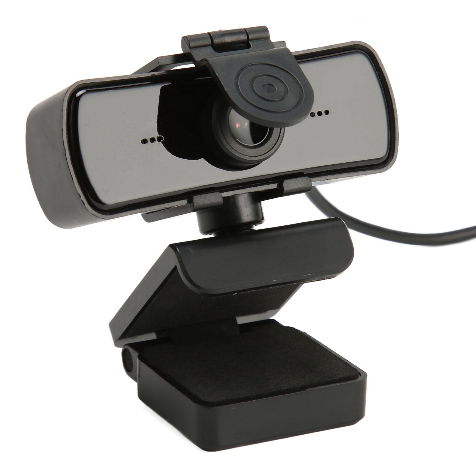 

HD Webcam 1080P 110 degrees View Streaming USB Computer Camera with Cover for PC Laptop Video Calling