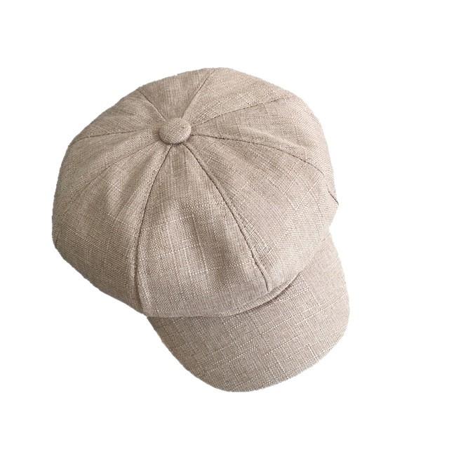 British literary and artistic octagonal hat female retro versatile beret cap casual painter hat trendy newsboy hat male