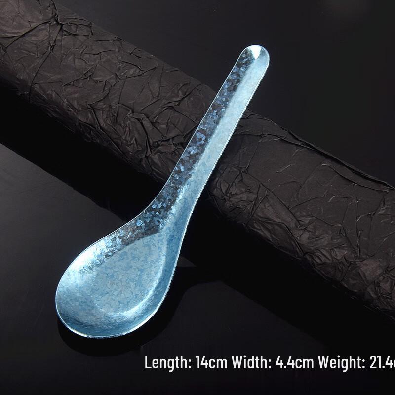 Utuo Titanium Crystal Ice Flower Flat Spoon
