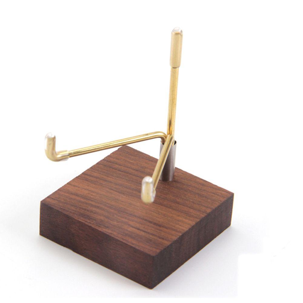 Walnut Base Ores Agate Rocks Home Decoraition Display Holder Mineral Stand Wood Support Base Rack