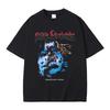 Unisexs Und Unisexs Retro Metall Übergroßes T-Shirt Unisexs Hochwertiges Baumwoll-T-Shirt Rockband Limp Bizkit Aufgedrucktes T-Shirt