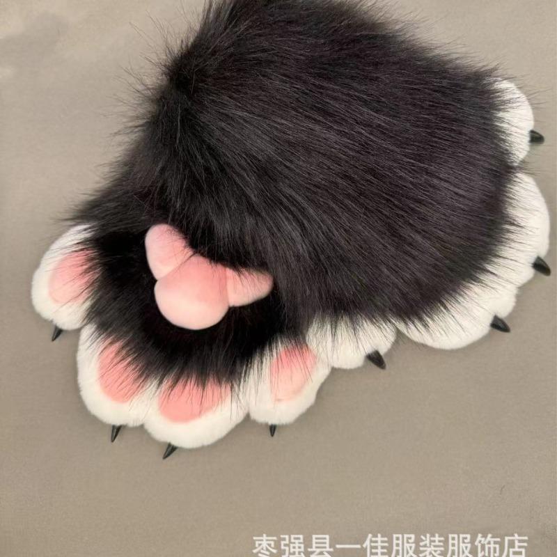 A piece of hair handmade role-playing costumes accessories fursuit animal accessories animal claws gloves halloween