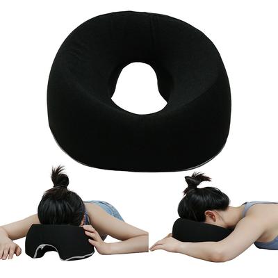 Almohada para la siesta en el escritorio, boca abajo, cómoda, espuma viscoelástica, ergonómica, reposacabezas para masaje en el hogar, para salón de belleza