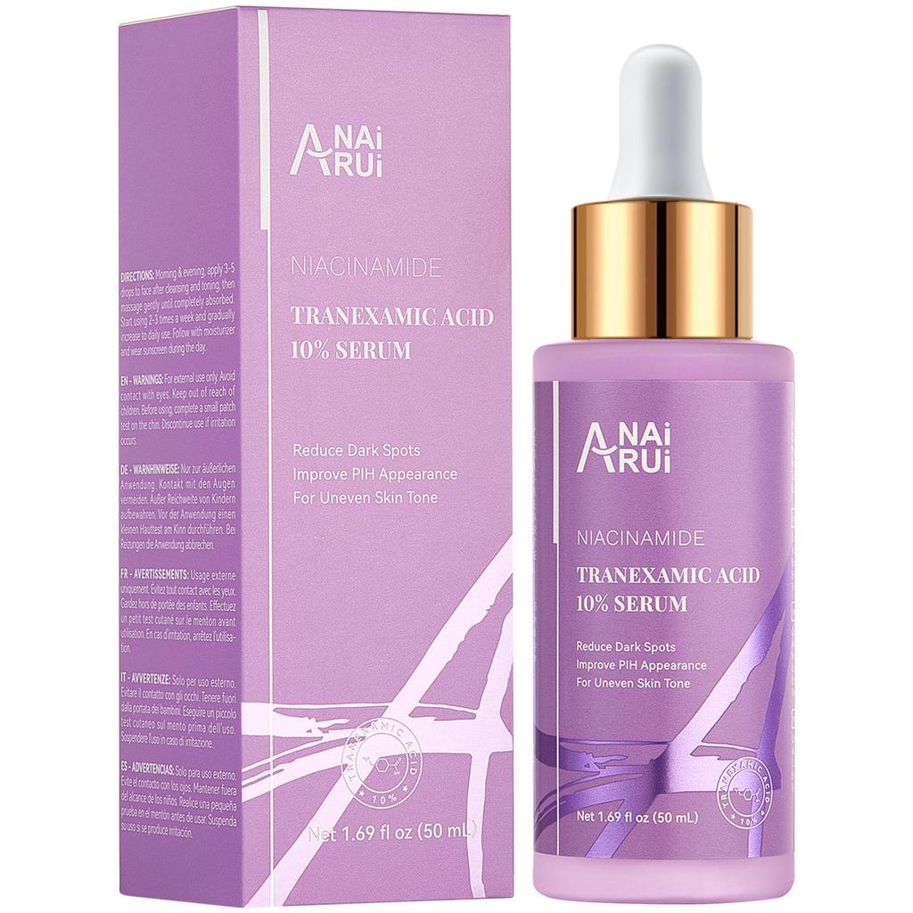 ANAiRUi 10% Tranexamsäure Serum, Niacinamid & Hyaluronsäure Hauttonausgleichende Essenz