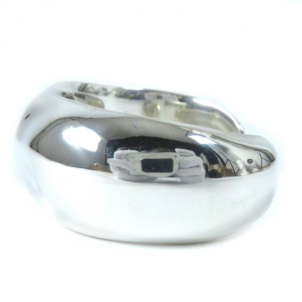 Excellent TIFFANY&Co. Bangle Facet Cuff Small Silver AG925 Women Used