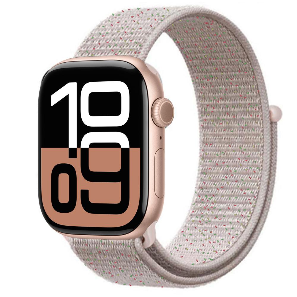 Cinturino in Nylon a Passante Per Apple Watch Bands 46mm 44mm 40mm 41mm 45mm 42mm Cinturino Originale iWatch Serie 11 10 SE 9 8 Ultra 3