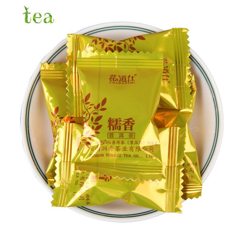 Yunnan Tea Ceremony, Glutinous Rice, Fragrant Pu'er Tea, Xiaotuo Tea, Candy Paper, Classic Rice Fragrance, Xiaotuo Ripe Tea, Tea Industry