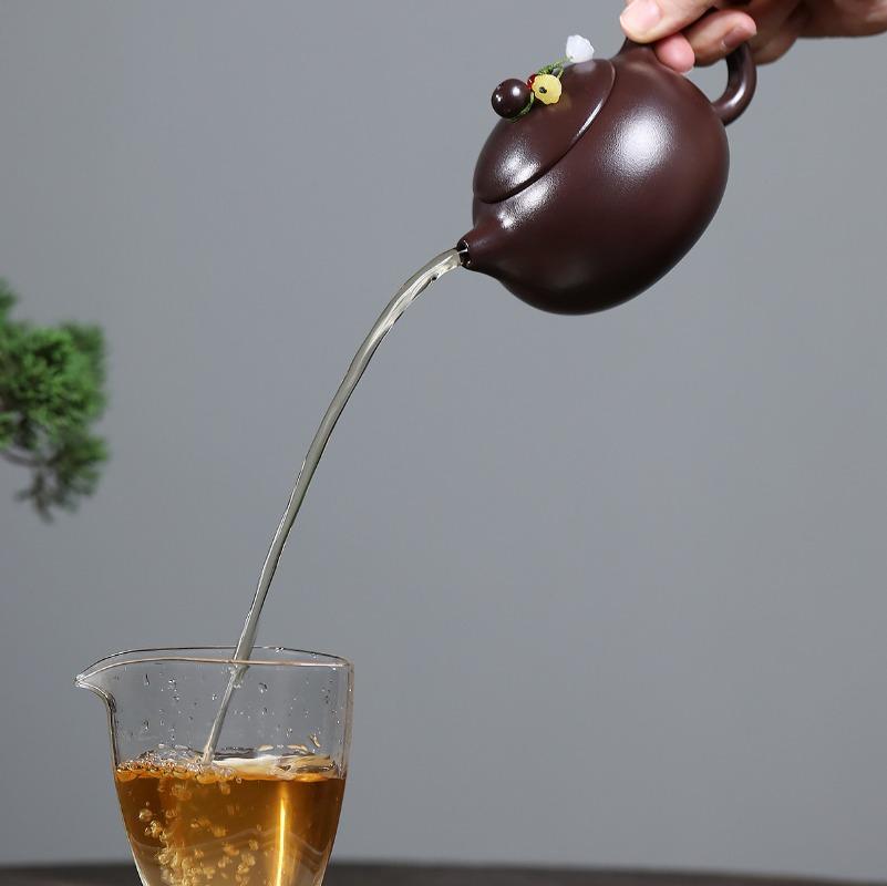 Yixing Handmade Purple Clay Teapot, Tea Pot, Kung Fu Tea Set 250ml