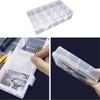 15/28/36 Grids Clear Organizer Box with Adjustable Dividers Compartment Organizer Clear Storage Container for Bead
