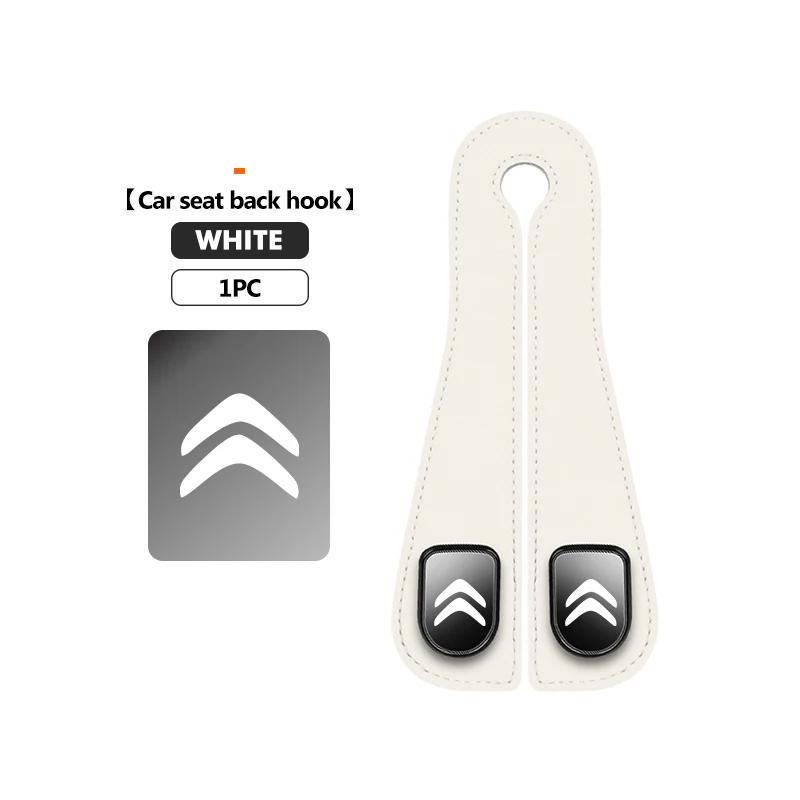 Car Seat Headrest Hook Leather Seat Back Purse Bag Hanger For Citroen C5 C1 C2 C6 C4L DS3 DS4 DS5 C-Elysee Grand Berlingo aiv256