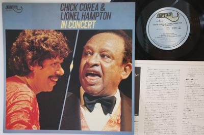 LP Record CHICK COREA & LIONEL HAMPTON - In Concert RJL2677 LEGENDS OF MUSI 1984 Japan Jazz Used