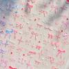 Tomoni Pink Starry Sky Butterfly & Bow Nail Stickers - Sweet Girl Style