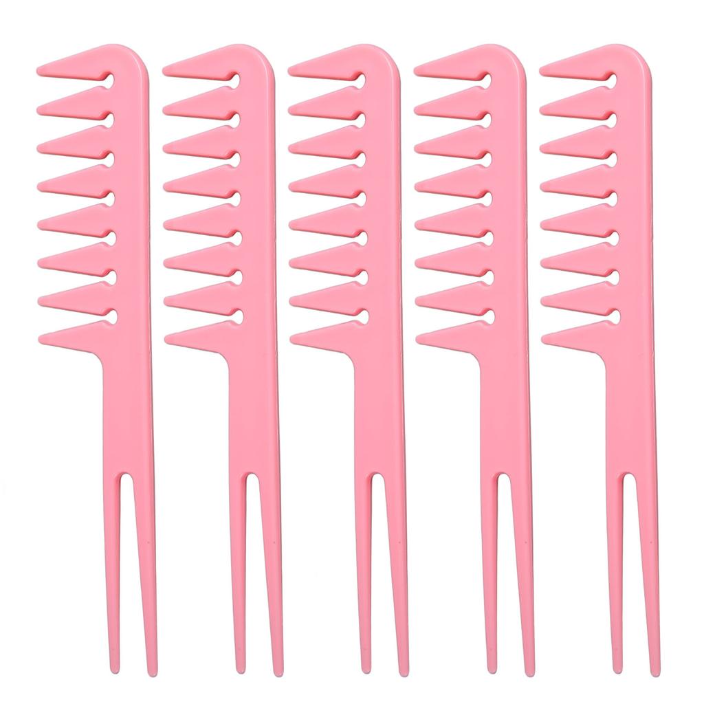 10Pcs Wide Tooth Comb Durable ABS Wide Tooth Safe Glossy Multi Purpose Hair Dye Comb for Hair Dye Styling
