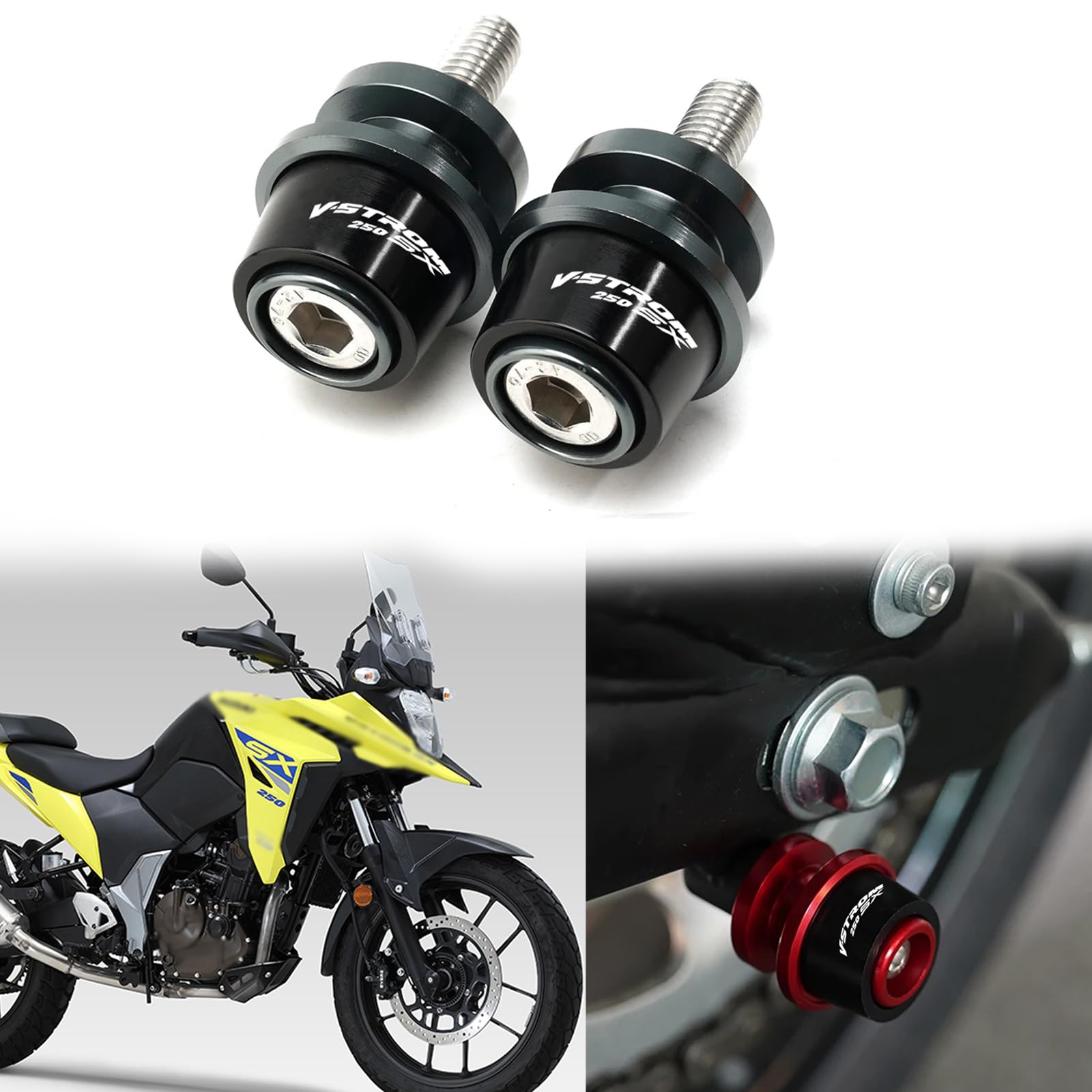 

HUANGCJCJ For V-Strom 250 SX v-strom250sx 2025 CNC Aluminum Alloy Swing Arm Spool Slider