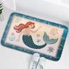 Turtle Bathroom Anti Slip Floor Mat Household Absorbent Foot Mat Mat Bathroom Small Carpet Soft and Comfortable Home Decorative